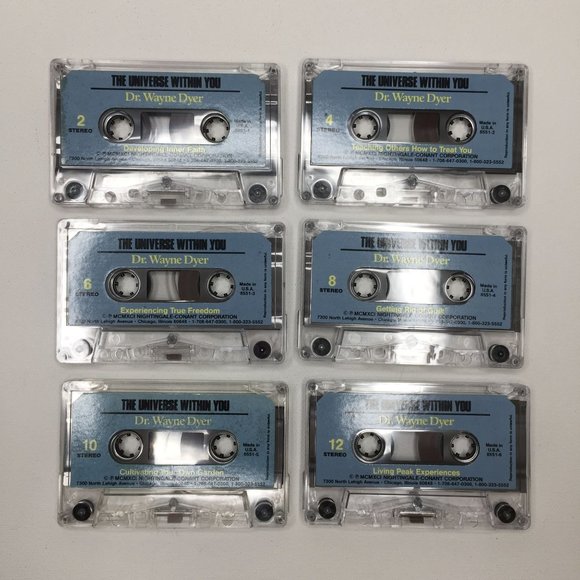 The Universe Within You Secret Source Strength Dr. Wayne Dyer 6 Cassettes Set - Picture 5 of 6
